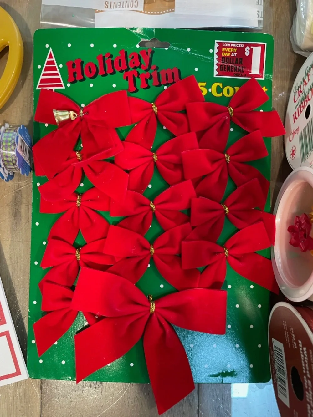 Huge Lot of Holiday Gift Wrapping Supplies & Ornaments